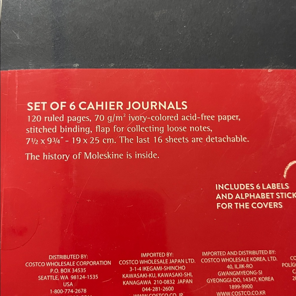Moleskine Special Pack of Multicor Cahier Journals - Picture 3 of 4